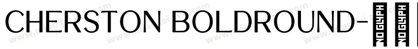 Cherston BoldRound字体转换
